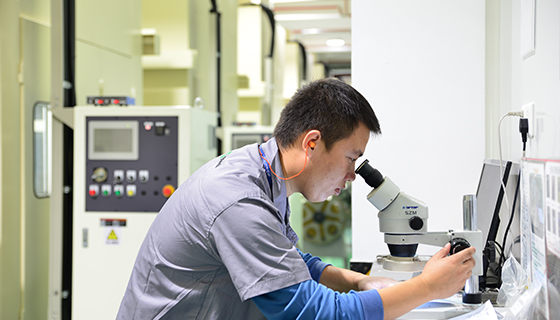 Employees’ self-inspection of punching products